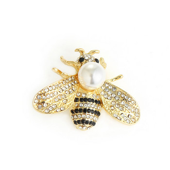 Дизайнерска серия от насекоми, кристална перла, брошка, игли за ревери, жени, малки брошки с пчели, брошки с игли с кристали, бижута, подаръци за момичета