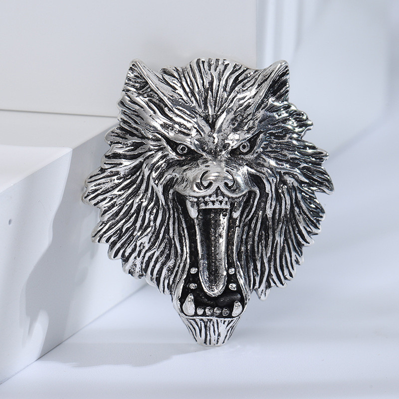 Novi modni broševi s lavovima, igle za ovratnike za muška odijela, visokokvalitetne legure, životinjske reverne igle, vintage dodaci za svatove