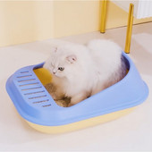 Kutija za mačji pijesak Poluzatvoreni mačji WC Lopata za uklanjanje fecesa Službenik protiv prskanja Kutija za mačji pijesak Kutija za mačke Kutija za mačke Kutija za kućne ljubimce