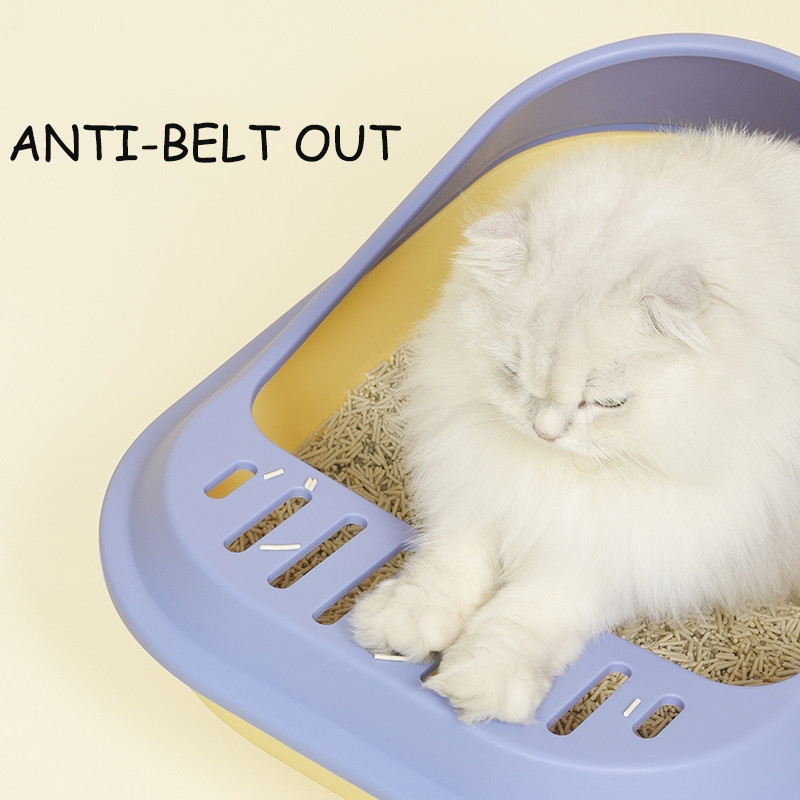 Kutija za mačji pijesak Poluzatvoreni mačji WC Lopata za uklanjanje fecesa Službenik protiv prskanja Kutija za mačji pijesak Kutija za mačke Kutija za mačke Kutija za kućne ljubimce