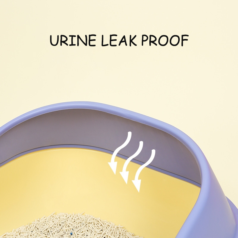 Kutija za mačji pijesak Poluzatvoreni mačji WC Lopata za uklanjanje fecesa Službenik protiv prskanja Kutija za mačji pijesak Kutija za mačke Kutija za mačke Kutija za kućne ljubimce