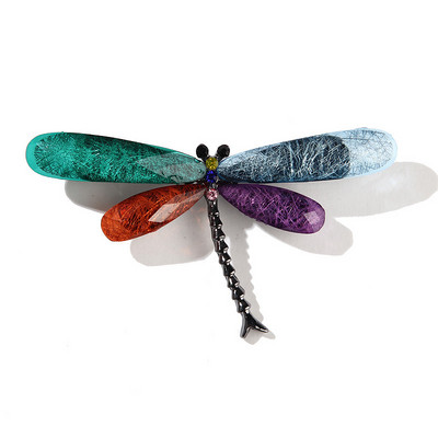 Korejas modes sveķu spāru saktas sievietēm Kristāla kukaiņu dzīvnieka atloka piespraudes nozīmīte vintage rotaslietas apģērbu aksesuāri