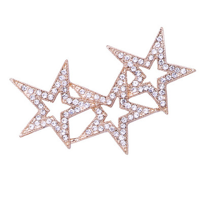 Korejski modni lančić broš s resicama za muško odijelo Ovratnik košulje Kristalni dijamant Zvjezdane igle za revere Dodaci za vjenčani bedž