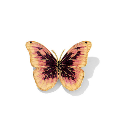 Nove emajlirane igle za broš s leptirima za žene Luksuzni kaput Ovratnik za odijelo Insekt Metalni šal Kopča Dodaci Modni nakit Pokloni