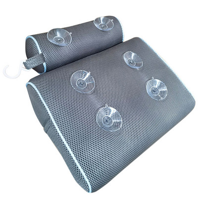 Novi jastuk za kupanje s vakuumskim čašicama za potporu za vrat i leđa Jastuk za naslon za glavu zadebljan za kućnu hidromasažnu kadu Kupaonski jastuk Dodaci