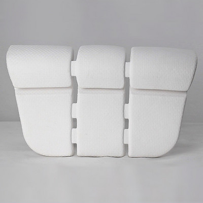 SPA jastuk za kupanje s 3 vakuumske čašice EVA sklopivi oslonac za vrat i leđa Naslon za glavu kada za kupanje Spa jastuk za kućnu kupaonicu