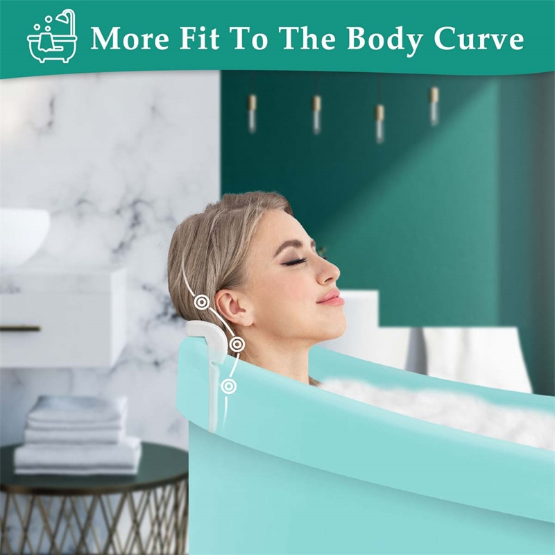 SPA jastuk za kupanje s 3 vakuumske čašice EVA sklopivi oslonac za vrat i leđa Naslon za glavu kada za kupanje Spa jastuk za kućnu kupaonicu