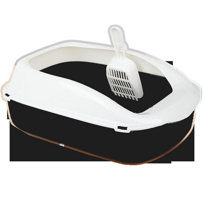 Kaķu un mājdzīvnieku smilšu kaste, neslīdoša bļoda, atkārtoti lietojama daļēji slēgta smilšu kaste, smilšu kaste kaķiem, paplāte, pārnēsājams ceļojumu pisuārs, ūdensizturīgs