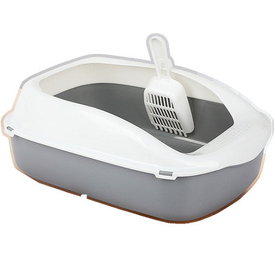 Kaķu un mājdzīvnieku smilšu kaste, neslīdoša bļoda, atkārtoti lietojama daļēji slēgta smilšu kaste, smilšu kaste kaķiem, paplāte, pārnēsājams ceļojumu pisuārs, ūdensizturīgs