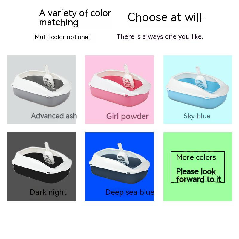 Kaķu un mājdzīvnieku smilšu kaste, neslīdoša bļoda, atkārtoti lietojama daļēji slēgta smilšu kaste, smilšu kaste kaķiem, paplāte, pārnēsājams ceļojumu pisuārs, ūdensizturīgs