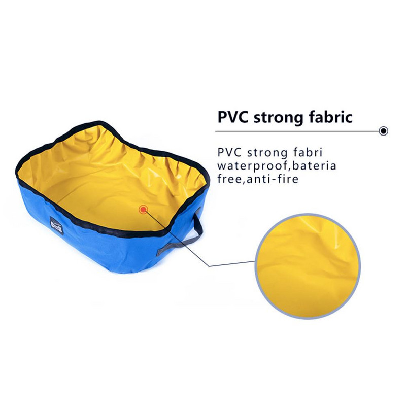 Modes ceļojumu salokāmi pārnēsājami āra kaķu pakaiši, ūdensnecaurlaidīga saliekama kaste, kaķēnu tualetes apmācības gultas trauks