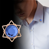 Korejski modni metalni mini zvijezda broš igle za rever vještački dijamant odijelo ovratnik košulje nakit broševi za žene odjevni dodaci