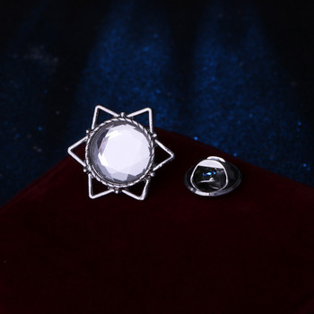 Корейска модна метална мини звезда брошка игли за ревери кристали костюм яка риза бижута брошки за дамско облекло аксесоари