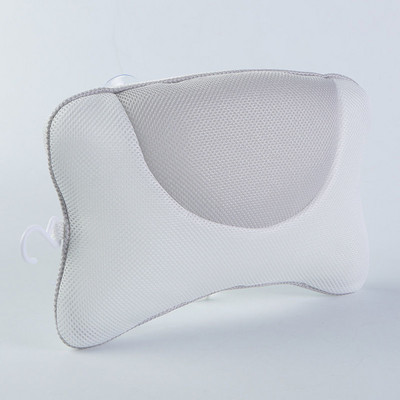 Jastuk za kupanje Ergonomski jastuk za kadu za vrat Jastuk za glavu i ramena s mrežom za potporu za vrat i leđa Kućni kupaonski pribor