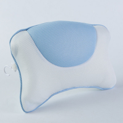 Jastuk za kupanje Ergonomski jastuk za kadu za vrat Jastuk za glavu i ramena s mrežom za potporu za vrat i leđa Kućni kupaonski pribor