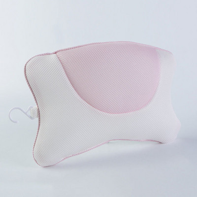 Jastuk za kupanje Ergonomski jastuk za kadu za vrat Jastuk za glavu i ramena s mrežom za potporu za vrat i leđa Kućni kupaonski pribor