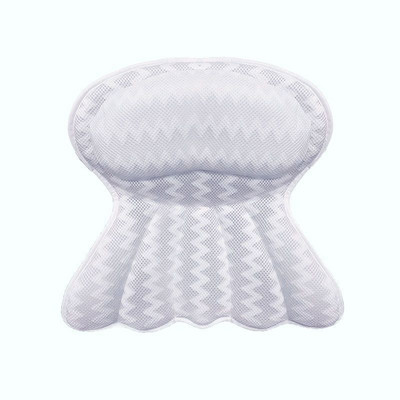 Jastuk za kupanje Ergonomski jastuk za kadu za vrat Jastuk za glavu i ramena s mrežom za potporu za vrat i leđa Kućni kupaonski pribor