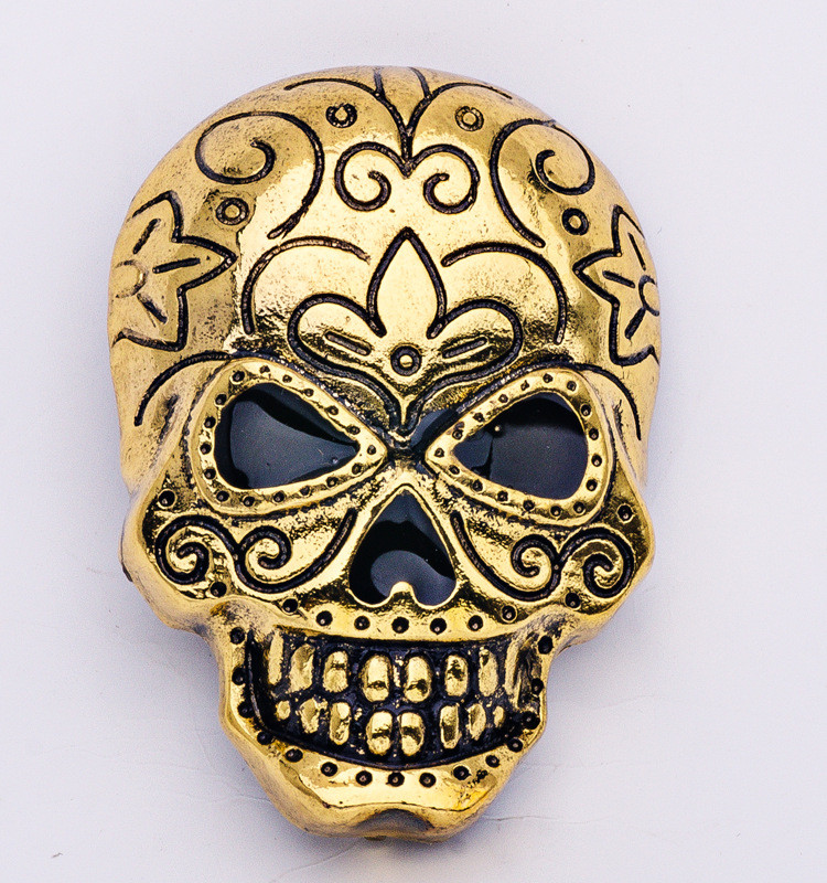 Vintage Grimace Punk izrezbareni broš Noć vještica Lubanja Rever Odijelo Bedž košulje Nakit Broševi za zabave za žene Muškarci Dodaci