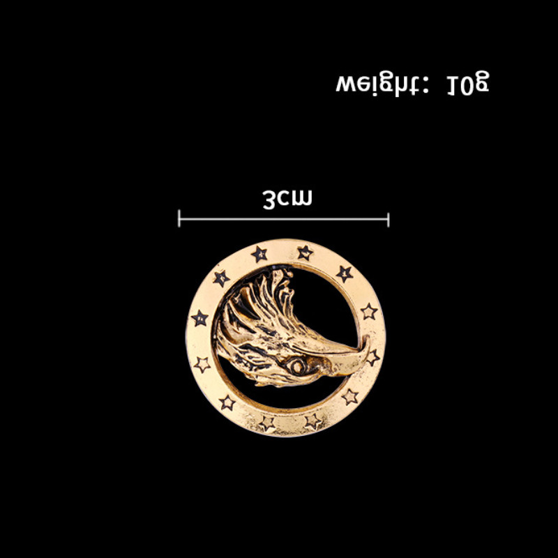 Vintage Animal Eagle piespraude Metāla Zvaigznes nozīmīte Atloks Piespraudes un Piespraudes vīriešiem Uzvalks Mētelis Korsāža Rotaslietas Aksesuāri Dāvanas