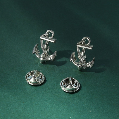 Korejas zvaigzne Anchor Beooch Bee Kukaiņi Atloks Piespraude Vīriešu Uzvalks Krekls Apkakles Piespraudes Modes Rotaslietas Žetonu Aksesuāri Dāvanu Vairumtirdzniecība