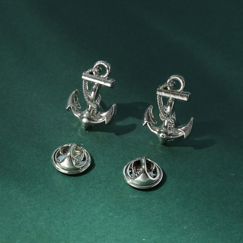 Korejas zvaigzne Anchor Beooch Bee Kukaiņi Atloks Piespraude Vīriešu Uzvalks Krekls Apkakles Piespraudes Modes Rotaslietas Žetonu Aksesuāri Dāvanu Vairumtirdzniecība