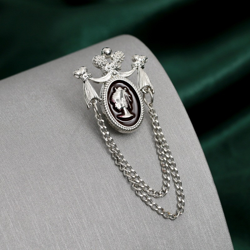 Vintage pušķu ķēde atloka piespraudes Piespraudes Skaistums Galvas kronis Žetons Uzvalks Apkakle Modes Rotaslietas Piespraudes sievietēm Vīriešu Aksesuāri