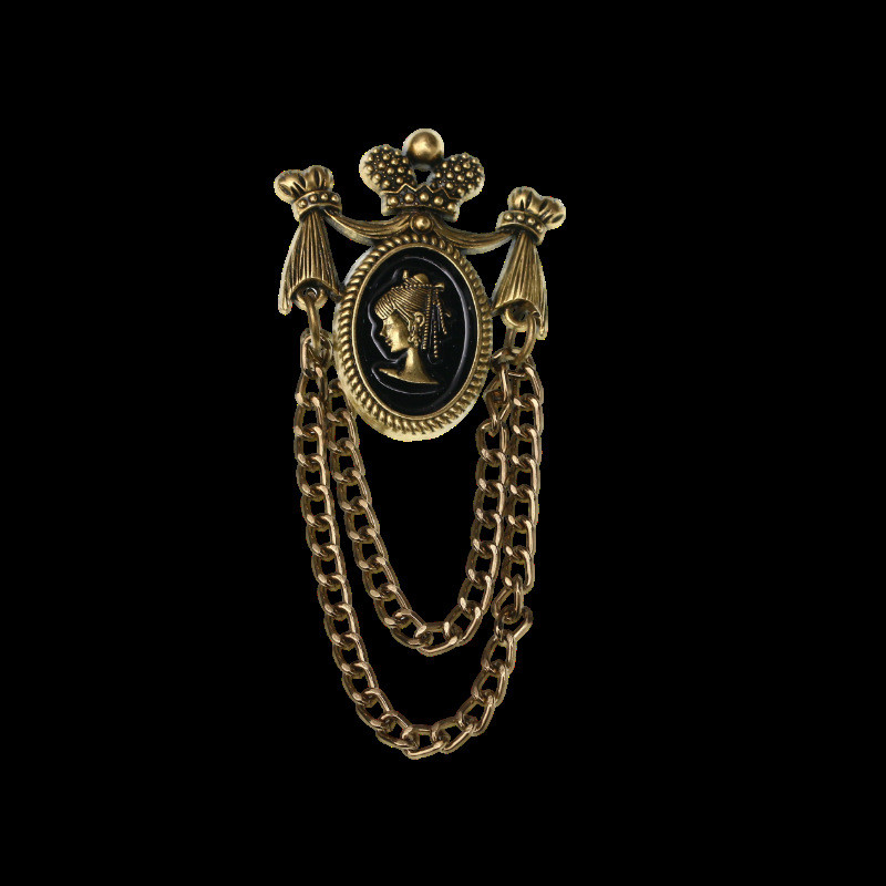 Vintage pušķu ķēde atloka piespraudes Piespraudes Skaistums Galvas kronis Žetons Uzvalks Apkakle Modes Rotaslietas Piespraudes sievietēm Vīriešu Aksesuāri