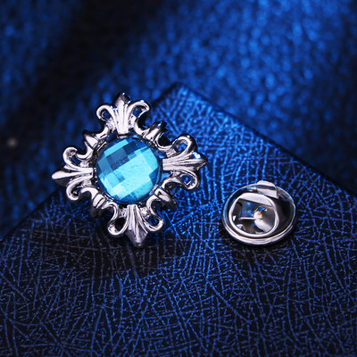 Korejas korsa kristāla pērļu sakta Metāla Rhinestones Korsage Krekls Apkakles Piespraudes Modes Piespraudes sievietēm Vīriešu Aksesuāri 1 gab.