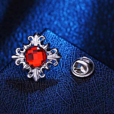 Korejas korsa kristāla pērļu sakta Metāla Rhinestones Korsage Krekls Apkakles Piespraudes Modes Piespraudes sievietēm Vīriešu Aksesuāri 1 gab.