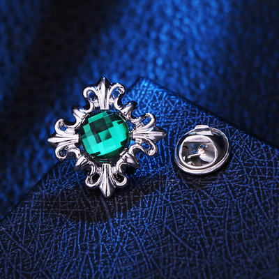 Korejas korsa kristāla pērļu sakta Metāla Rhinestones Korsage Krekls Apkakles Piespraudes Modes Piespraudes sievietēm Vīriešu Aksesuāri 1 gab.