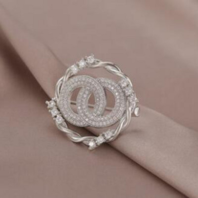 Korejiešu modes vēstules Rhinestone piespraudes atloka piespraudes Kristāla pērļu saktas sievietēm jaciņa krekls nozīmīte greznas rotaslietas dāvanas