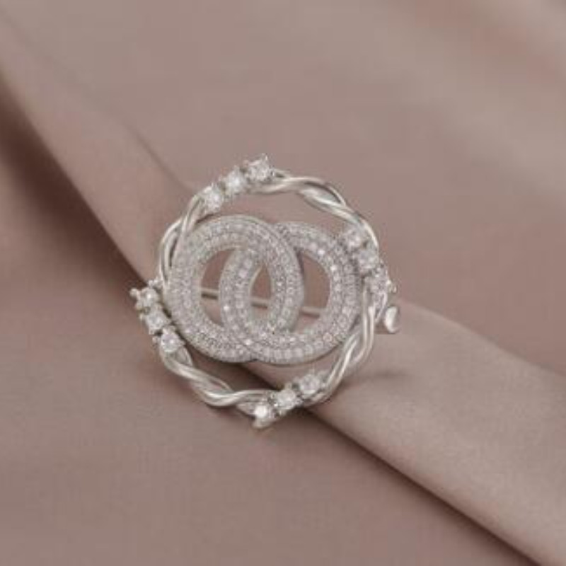 Korejiešu modes vēstules Rhinestone piespraudes atloka piespraudes Kristāla pērļu saktas sievietēm jaciņa krekls nozīmīte greznas rotaslietas dāvanas