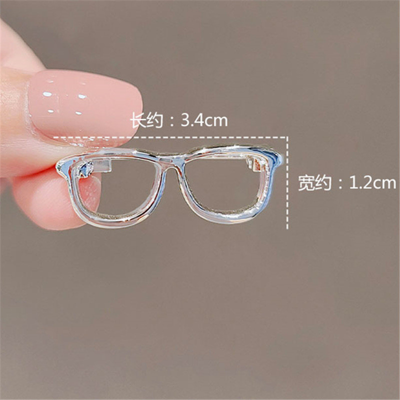 Slatke naočale Broševi Korejsko modno muško odijelo Igle za kragnu košulje Ženski pulover Korsaž Značka Luksuzni nakit Dodaci