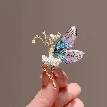 Κορεάτικη μόδα έντομο πεταλούδα λιβελλούλη κρυστάλλινη καρφίτσα στρας Μαργαριτάρι λουλούδι καρφίτσα πέτο Πολυτελή κοσμήματα Καρφίτσες αξεσουάρ
