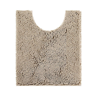 Olanly WC prostirka od šenile u obliku slova U, upijajuća, mekana, plišana podna prostirka za kupaonicu, protivklizna podloga za tuširanje, prostirka za kadu