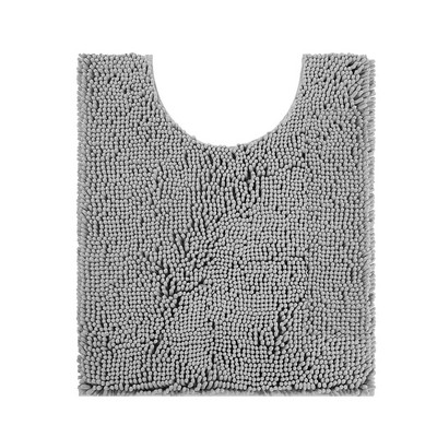 Olanly WC prostirka od šenile u obliku slova U, upijajuća, mekana, plišana podna prostirka za kupaonicu, protivklizna podloga za tuširanje, prostirka za kadu