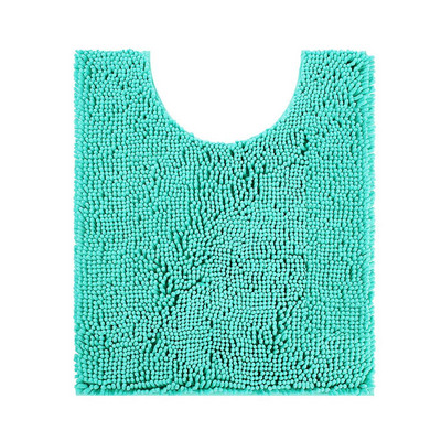 Olanly WC prostirka od šenile u obliku slova U, upijajuća, mekana, plišana podna prostirka za kupaonicu, protivklizna podloga za tuširanje, prostirka za kadu