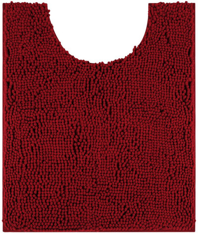 Olanly WC prostirka od šenile u obliku slova U, upijajuća, mekana, plišana podna prostirka za kupaonicu, protivklizna podloga za tuširanje, prostirka za kadu