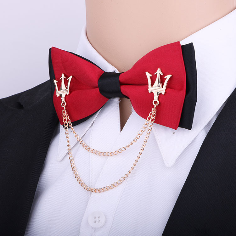 Korejska metalna kruna, broš, igla, nakit, luksuzni lanac s resicama, košulja s reverima, malo odijelo, značka, ovratnik košulje, dodaci, darovi za muškarce