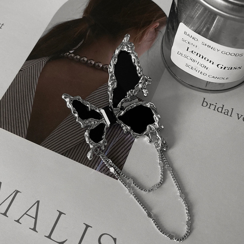 Modes kristāla tauriņu saktas sievietēm Pušķu ķēdes atloka piespraudes Uzvalks Žetons Ballīte Kāzu Apģērbi Aksesuāri Rotaslietas Dāvanas