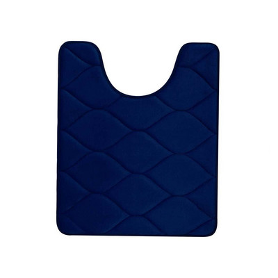 Olanly Kupaonski tepih u obliku slova U Mekana upijajuća memorijska pjena Podni tepih Debeli koraljni baršunasti jastučić za noge Neklizajuća dekoracija WC prostirke za kupaonicu