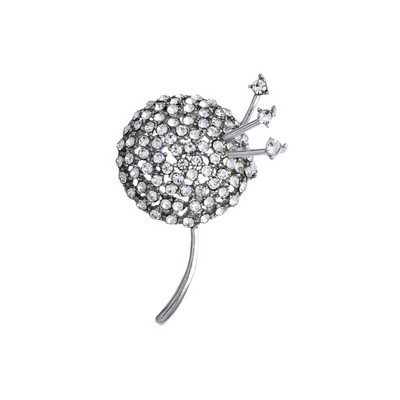 Novi korejski metalni broš s maslačkom, vještački dijamant, cvijet s reverom, modno muško odijelo, košulja, broševi za ženske dodatke, poklon