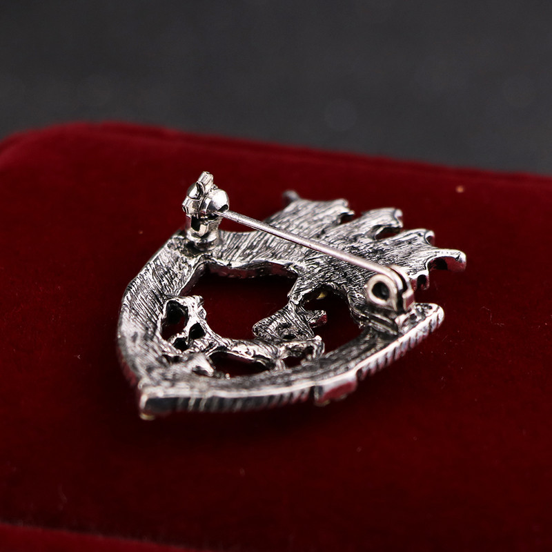 i-Remiel Novi vintage mali krunski broš s krunom od kamenčića za muško odijelo Corsage Konjska igla za rever Značka Odjeća i dodaci