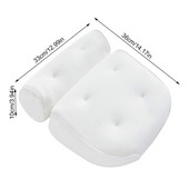 Spa protuklizni jastuk za kadu 3D mrežasti jastuk za kadu Jastuk za naslon za glavu s vakuumskim čašicama Potpora za vrat i leđa Jastuk za odmor