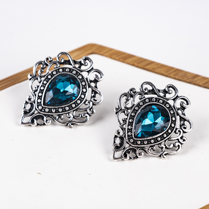 Novi vintage kristalni broš igla Kapljice vode broševi šuplja košulja kaput značka ovratnik rever igla darovi za muškarce i žene nakit