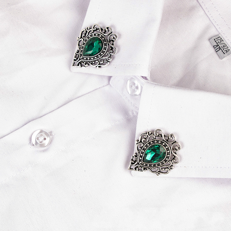 Novi vintage kristalni broš igla Kapljice vode broševi šuplja košulja kaput značka ovratnik rever igla darovi za muškarce i žene nakit