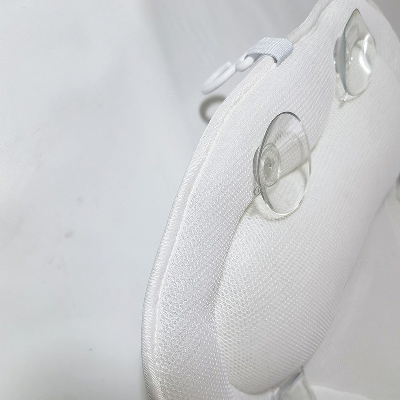 3D Soft White Butterfly masāžas vannas spilvens ar piesūcekņiem Spongy SPA vannas spilvens kakla muguras komforta relaksācijas rīks