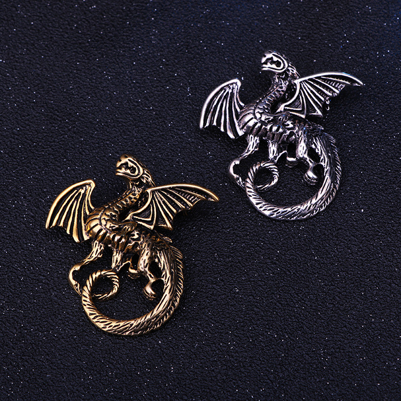 Nova vintage igla za broš zmajeva krila, metalne igle za životinjske ogrlice, broševi za ležerne zabave, darovi za žene i muškarce, dodaci za nakit