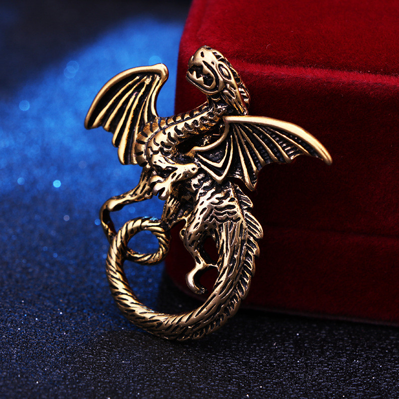 Nova vintage igla za broš zmajeva krila, metalne igle za životinjske ogrlice, broševi za ležerne zabave, darovi za žene i muškarce, dodaci za nakit