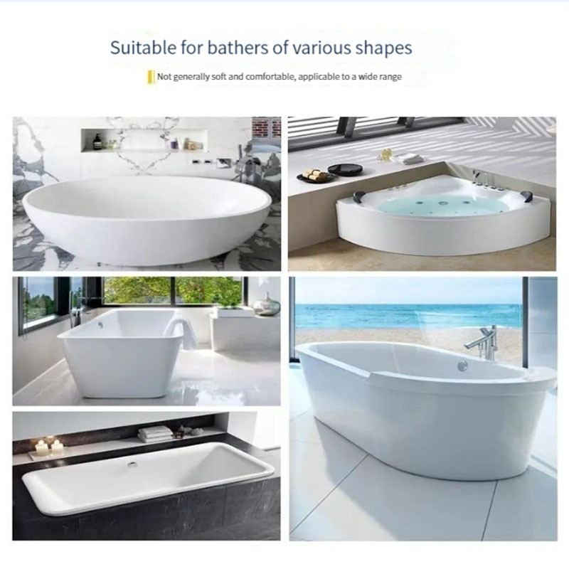 3D vannas spilvens neslīdošs ar piesūcekni skārienjutīgs spilvens vannas spilvens neslīdošs mājas vannas vanna vannas spilvens